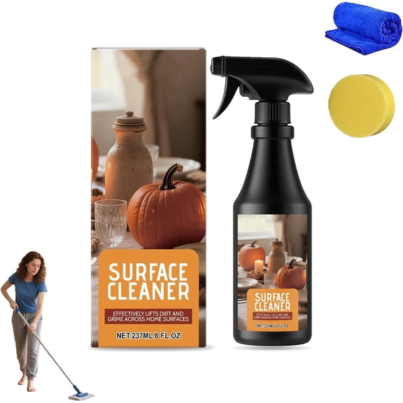Long-Lasting Multi-surface Cleaner, Deep Clean & Protective Shine, Powerful Decontamination Cleaner, Quick-Drying and Non-slip, For Glass, Countertops (1pcs)