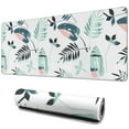 thumbnail image 1 of Long-Lasting Non-Slip Large Desk Mat | Waterproof Abstract Art Design | Boho Leaves Pattern | Perfect Addition for Office Laptop | 31.5 X 11.8 Inch, 1 of 7