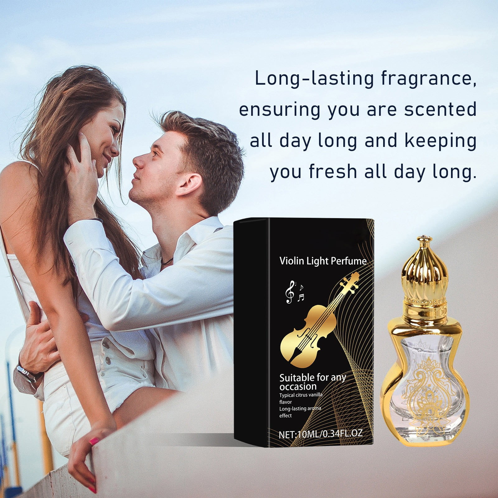 Long Lasting Perfume, Violin Eau De Toilette Fresh Couple Dating Charm Eau De Toilette Natural