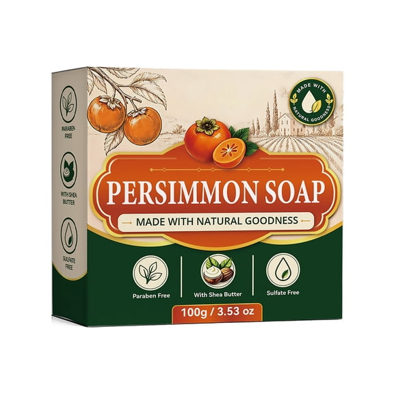 Long-Lasting Persimmon Deodorizing Soap For Men Women All-Day Fresh Clean Skin Feel Plastic