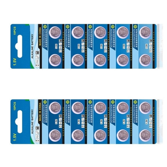 Long Lasting Power 20/10Piece LR44 AG13 Alkaline Button Coin Cell Batteries For Small Electronics Keyless Entry Toy