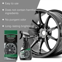 Long-Lasting Tire Shine Spray 120ml – Premium Car Tire Protectant with Anti-Drying and Non-Greasy Formula, Restores Deep Black Gloss and Protects Against Cracking