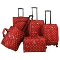 thumbnail image 1 of Long Lat Inc. AF 5P FleurDeLis LuggagSet Red, 1 of 6