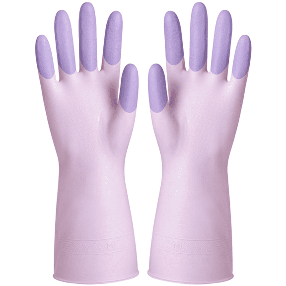 Long Latex Rubber Dishwashing Gloves Extended Cuff Thickened Waterproof Oil