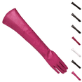 thumbnail image 1 of Long Leather Gloves Faux Leather Elbow Length Gloves for Women Evening Party Costume, 1 of 4