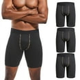thumbnail image 1 of Long Leg 3pcs Pack Men Panties Polyester Underwear Male Brand Boxer And Underpants For Homme Lot Luxury Set Sexy Shorts Slip, 1 of 4