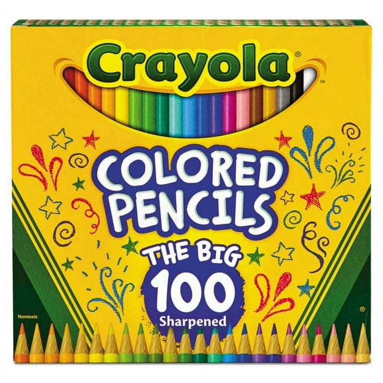 Long-Length Colored Pencil Set, 3.3 mm, 2B, Assorted Lead and Barrel Colors, 100/Pack Long-Length Colored Pencil Set, 3.3 mm, 2B, Assorted Lead and Barrel Colors, 100/Pack