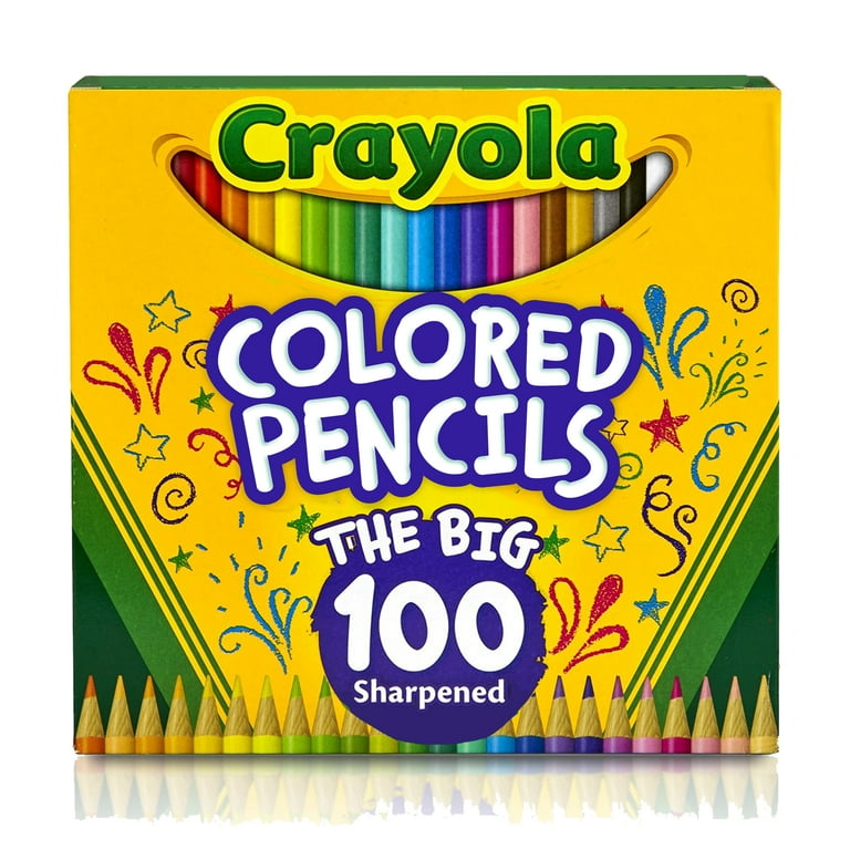 Long-Length Colored Pencil Set, 3.3 mm, 2B, Assorted Lead and Barrel Colors, 100/Pack Long-Length Colored Pencil Set, 3.3 mm, 2B, Assorted Lead and Barrel Colors, 100/Pack