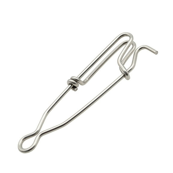Long Line Snap Clips Fishing Line Clips Fishing Snap Hook Tackle Baits Clip Fishing Connectors Tackle Accessory