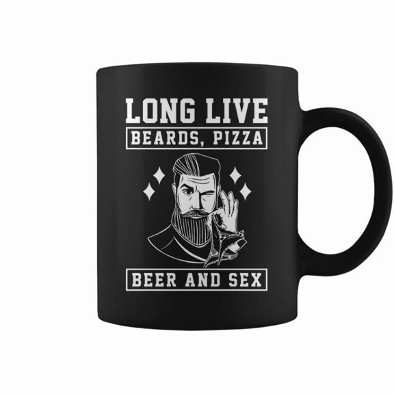 Long Live Beards Coffee Mugs