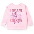 thumbnail image 1 of Long Live Country Girls Glitter - Youth Graphic Sweatshirt, 1 of 8