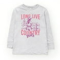 thumbnail image 1 of Long Live Country Girls Glitter - Youth Long Sleeve Graphic T-Shirt, 1 of 9