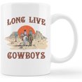 thumbnail image 1 of Long Live Cowboy Retro Western Country Boy Cactus Desert Landscape Ceramic Mug-11oz Coffee Milk Tea Mug Cup with Handle,Gifts for Teen Girls Boys Cowgirl Cowboy, 1 of 4