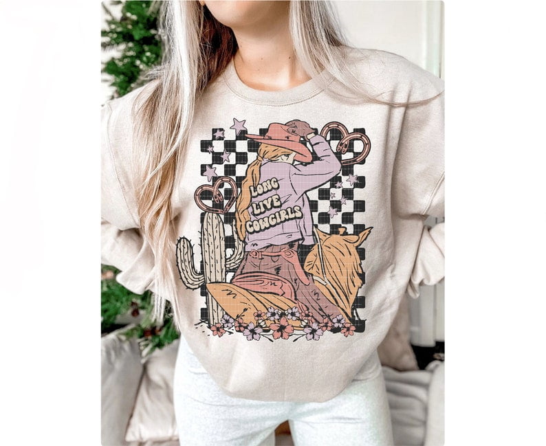 Women's Retro Western Cowgirl Ethnic Style Printed Dresses