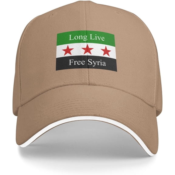 Long Live Free Syria Hat Adjustable Fashion Hats for Men Women Polo Trucker Unisex Style Cap