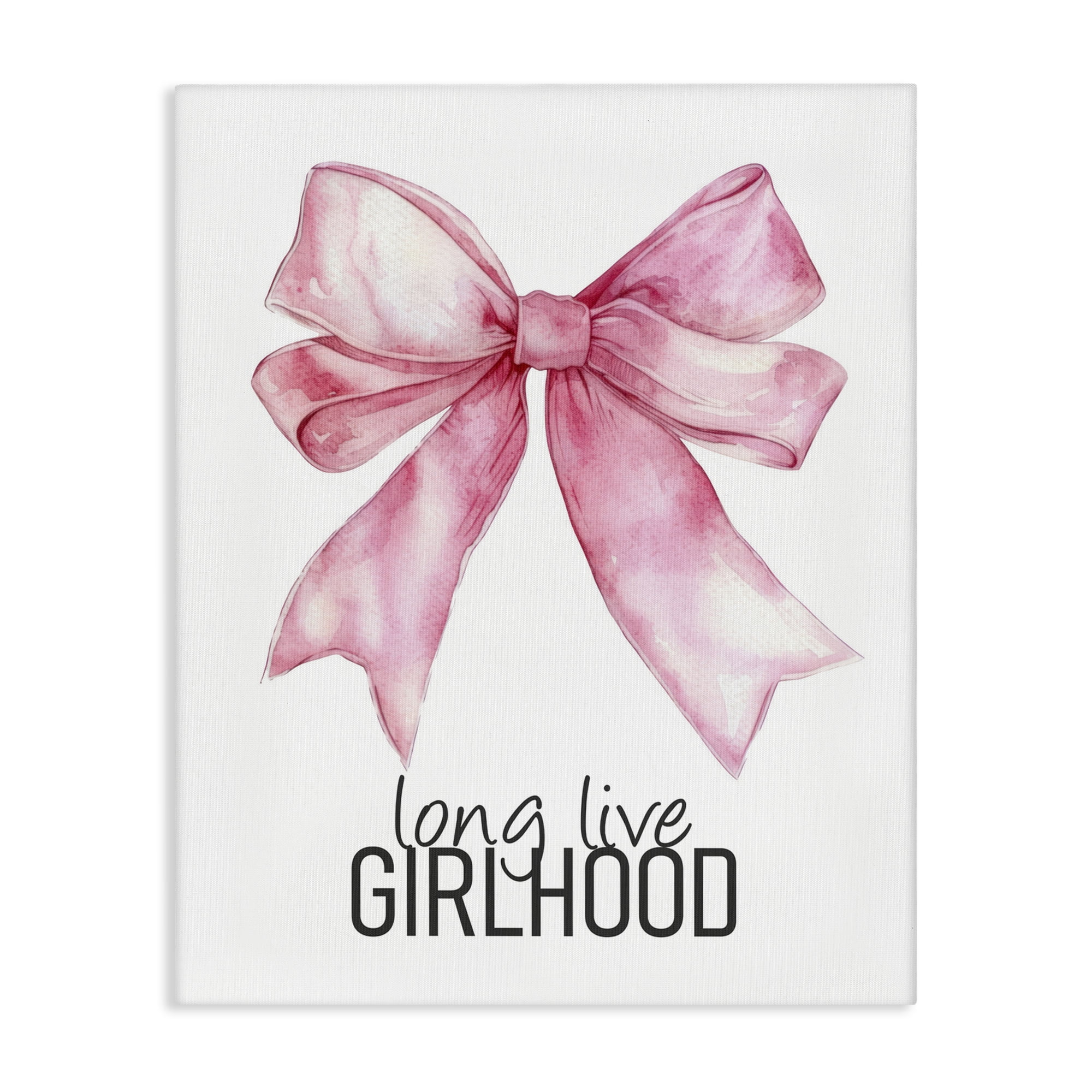 Long Live Girlhood Canvas Wall Art, design by Kim Allen