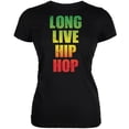thumbnail image 1 of Long Live Hip Hop Black Juniors Soft T-Shirt - 2X-Large, 1 of 1