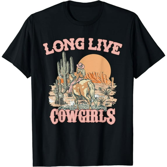 Long Live Howdy Rodeo Western Country Southern Cowgirls T-Shirt