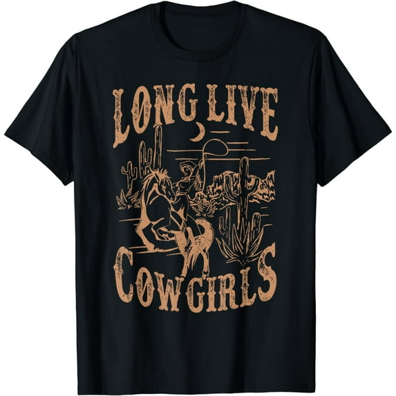 Long Live Howdy Rodeo Western Country Southern Cowgirls T-Shirt
