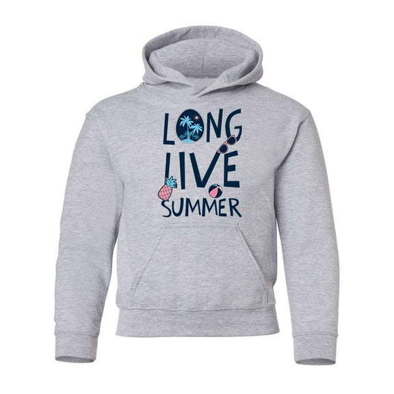 Long Live Summer Hoodie Juniors -Image by Shutterstock, Medium