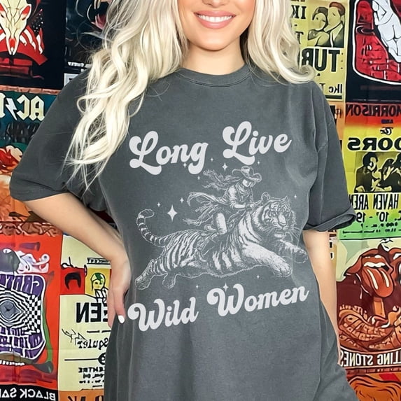 Long Live Wild Women T-shirt Sizes S-5XL The Golden Shop