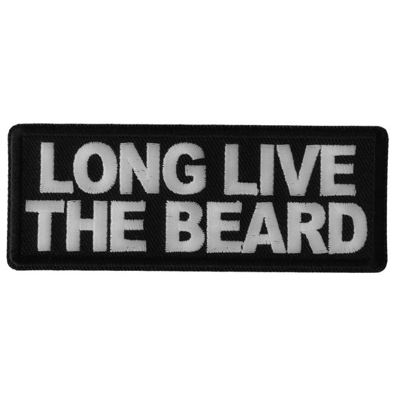 Long Live the Beard Iron on Morale Patch