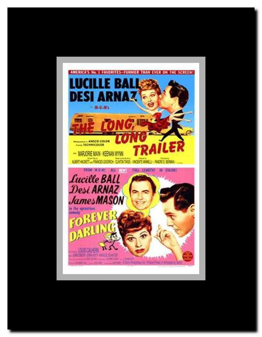 Long Long Trailer the - Forever Darlin Framed Movie Poster
