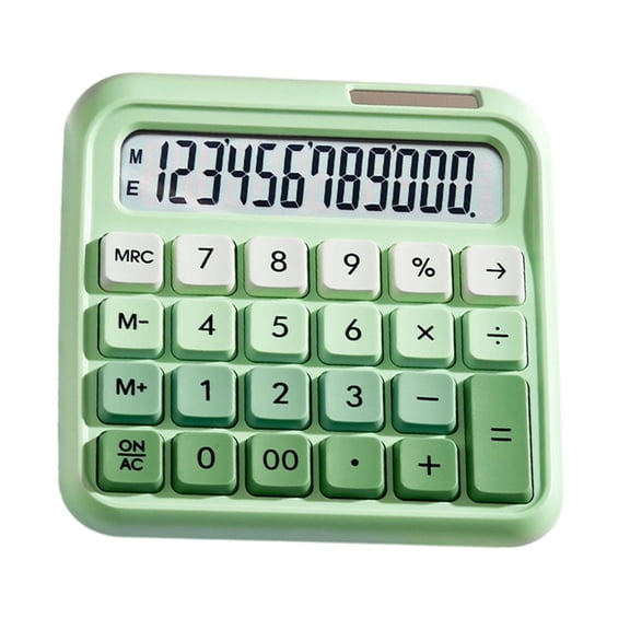 Long-Long-lasting 12 Digit Solar Calculator Flexible panel Design Anti Wear Controls For Accountants