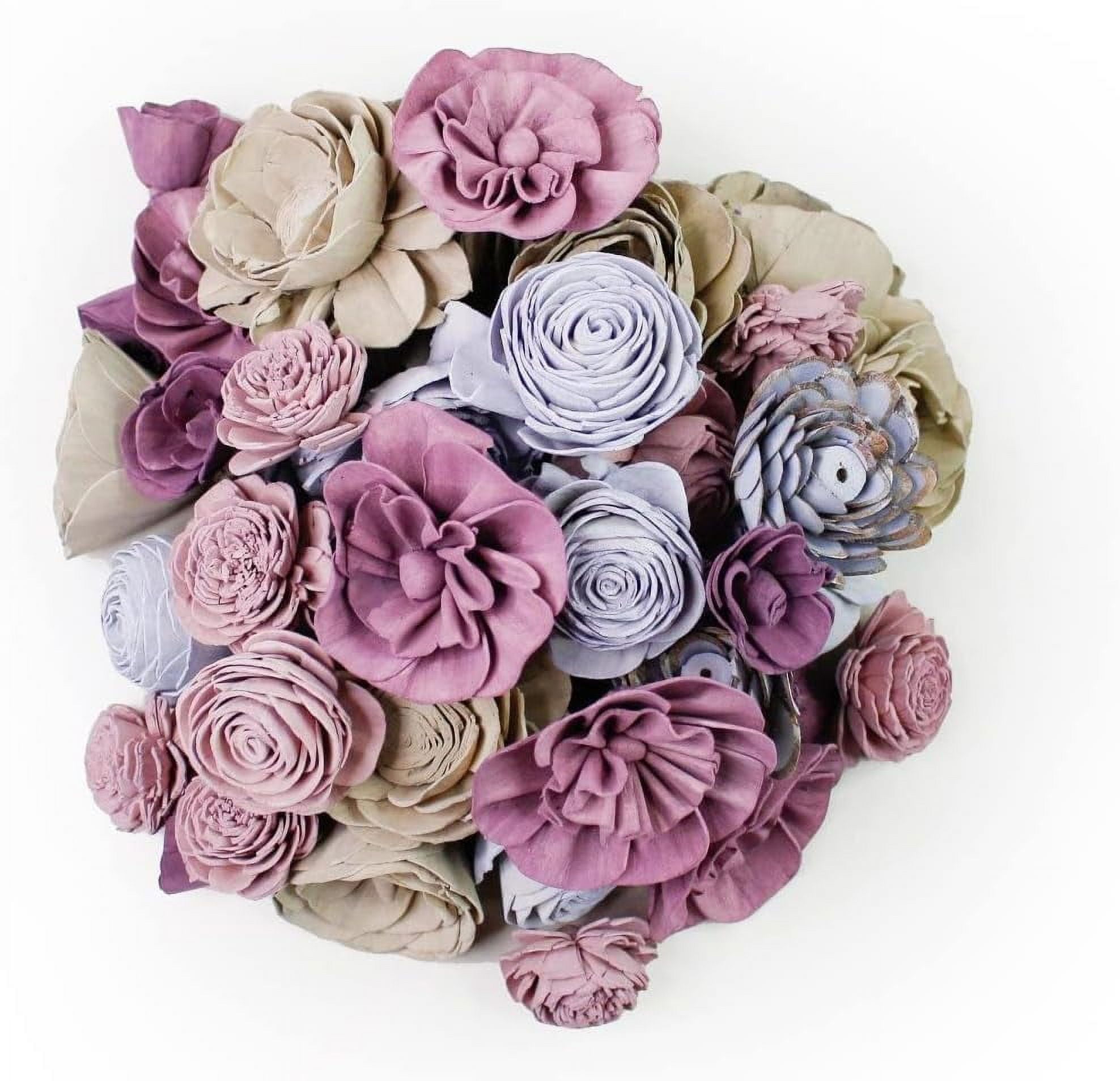 Long Lost Love Dyed Assortment 25 Stunning Loose Artificial Flower