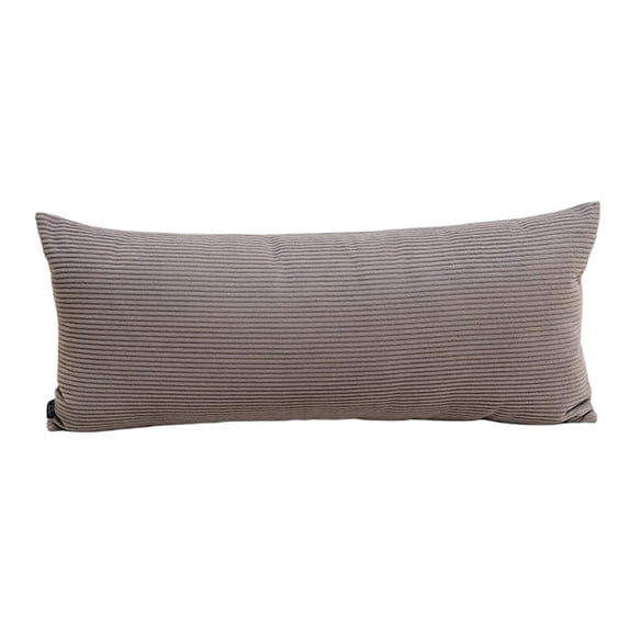 Long Lumbar Throw Pillow Cover Corduroy Soft Breathable with Hidden Zipper, Farmhouse Decorative Rectangle Cushion Case Sofa Couch Bed Bedroom Living Room Bench 13.7x35.4in
