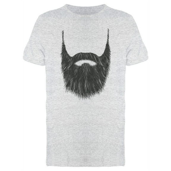 Long Man Beard With No Face T-Shirt Men -Image by Shutterstock, Male 3X-Large