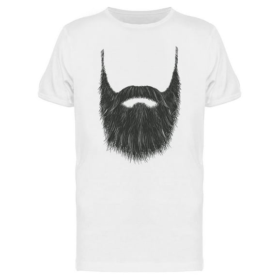 Long Man Beard With No Face T-Shirt Men -Image by Shutterstock, Male Large