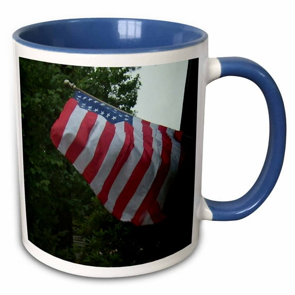 Long May The Flag Wave 11oz Two-Tone Blue Mug mug-160318-6