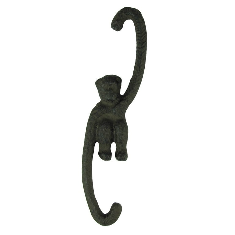 Metal Wall Mount Long Monkey Arm Hook Keyring Holder Ape Key Hanger Jungle Decor Metal Wall Mount Long Monkey Arm Hook Keyring Holder Ape Key Hanger Jungle Decor