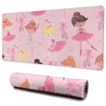 thumbnail image 1 of Long Mouse Pads for Desk,Ballet Princess Pattern Desk Mats on Top Of Desks, Desk Mouse Pad Extra Large with 3mm Non-Slip Base and Stitched Edge for Gaming,Office,Work,Home 35.4"x15.7", 1 of 6