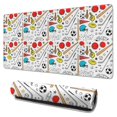 thumbnail image 1 of Long Mouse Pads for Desk,Baseball Football Pattern Desk Mats on Top Of Desks, Desk Mouse Pad Extra Large with 3mm Non-Slip Base and Stitched Edge for Gaming,Office,Work,Home 31.5"x15.7", 1 of 6