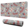 thumbnail image 1 of Long Mouse Pads for Desk,Baseball Silhouette Pattern Desk Mats on Top Of Desks, Desk Mouse Pad Extra Large with 3mm Non-Slip Base and Stitched Edge for Gaming,Office,Work,Home 35.4"x15.7", 1 of 6