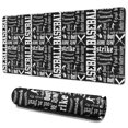 thumbnail image 1 of Long Mouse Pads for Desk,Baseball Terms Pattern Desk Mats on Top Of Desks, Desk Mouse Pad Extra Large with 3mm Non-Slip Base and Stitched Edge for Gaming,Office,Work,Home 35.4"x15.7", 1 of 6