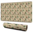 thumbnail image 1 of Long Mouse Pads for Desk,Beige Bigfoot and Forest Pattern Desk Mats on Top Of Desks, Desk Mouse Pad Extra Large with 3mm Non-Slip Base and Stitched Edge for Gaming,Office,Work,Home 47.3"x23.6", 1 of 6