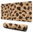 thumbnail image 1 of Long Mouse Pads for Desk,Beige and Black Leopard Pattern Desk Mats on Top Of Desks, Desk Mouse Pad Extra Large with 3mm Non-Slip Base and Stitched Edge for Gaming,Office,Work,Home 31.5"x15.7", 1 of 6