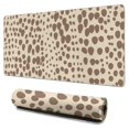 thumbnail image 1 of Long Mouse Pads for Desk,Beige and Brown Of Leopard Print Desk Mats on Top Of Desks, Desk Mouse Pad Extra Large with 3mm Non-Slip Base and Stitched Edge for Gaming,Office,Work,Home 31.5"x15.7", 1 of 6