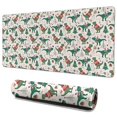 thumbnail image 1 of Long Mouse Pads for Desk,Beige Christmas Dinosaur Pattern Desk Mats on Top Of Desks, Desk Mouse Pad Extra Large with 3mm Non-Slip Base and Stitched Edge for Gaming,Office,Work,Home 35.4x15.7in, 1 of 5