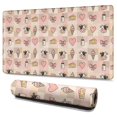thumbnail image 1 of Long Mouse Pads for Desk,Beige Cow Checker Pattern Desk Mats on Top Of Desks, Desk Mouse Pad Extra Large with 3mm Non-Slip Base and Stitched Edge for Gaming,Office,Work,Home 47.3"x23.6", 1 of 6