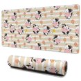 thumbnail image 1 of Long Mouse Pads for Desk,Beige Cow Flower Pattern Desk Mats on Top Of Desks, Desk Mouse Pad Extra Large with 3mm Non-Slip Base and Stitched Edge for Gaming,Office,Work,Home 35.4"x15.7", 1 of 6