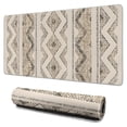 thumbnail image 1 of Long Mouse Pads for Desk,Beige Geometric Chevron Diamond Pattern Desk Mats on Top Of Desks, Desk Mouse Pad Extra Large with 3mm Non-Slip Base and Stitched Edge for Gaming,Office,Work,Home 31.5"x15.7", 1 of 6