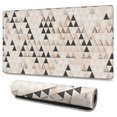 thumbnail image 1 of Long Mouse Pads for Desk,Beige Geometric Triangle Pattern Desk Mats on Top Of Desks, Desk Mouse Pad Extra Large with 3mm Non-Slip Base and Stitched Edge for Gaming,Office,Work,Home 47.3"x23.6", 1 of 6