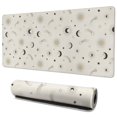 thumbnail image 1 of Long Mouse Pads for Desk,Beige Sun Moon Star Comet Pattern Desk Mats on Top Of Desks, Desk Mouse Pad Extra Large with 3mm Non-Slip Base and Stitched Edge for Gaming,Office,Work,Home 35.4"x15.7", 1 of 6