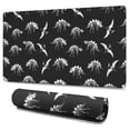 thumbnail image 1 of Long Mouse Pads for Desk,Black Cartoon Dinosaurs Fossils Pattern Desk Mats on Top Of Desks, Desk Mouse Pad Extra Large with 3mm Non-Slip Base and Stitched Edge for Gaming,Office,Work,Home 47.3"x23.6", 1 of 6