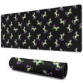 thumbnail image 1 of Long Mouse Pads for Desk,Black Cartoon Unicorn Pattern Desk Mats on Top Of Desks, Desk Mouse Pad Extra Large with 3mm Non-Slip Base and Stitched Edge for Gaming,Office,Work,Home 31.5"x11.8", 1 of 6