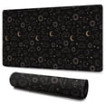 thumbnail image 1 of Long Mouse Pads for Desk,Black Celestial Cloud Pattern Desk Mats on Top Of Desks, Desk Mouse Pad Extra Large with 3mm Non-Slip Base and Stitched Edge for Gaming,Office,Work,Home 47.3"x23.6", 1 of 6